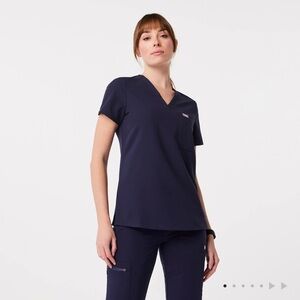 Figs Navy Scrub Set - The Set